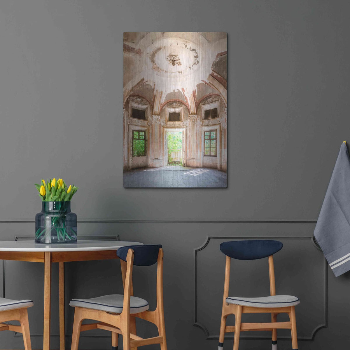'Concrete Main Entrance' by Roman Robroek – Metal Wall Art, 24x36 room view