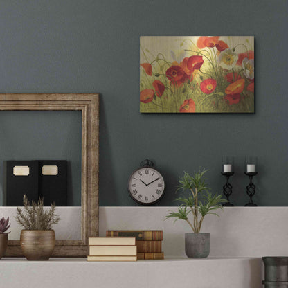 Luxe Metal Art 'Havin a Heat Wave' by Shirley Novak, Metal Wall Art,16x12