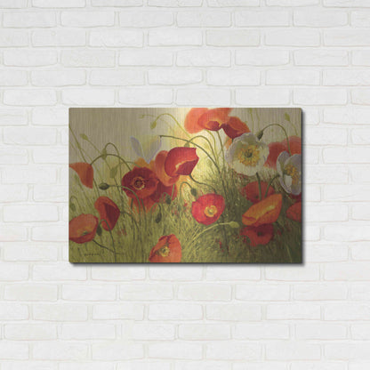 Luxe Metal Art 'Havin a Heat Wave' by Shirley Novak, Metal Wall Art,36x24