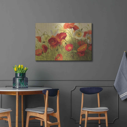 Luxe Metal Art 'Havin a Heat Wave' by Shirley Novak, Metal Wall Art,36x24