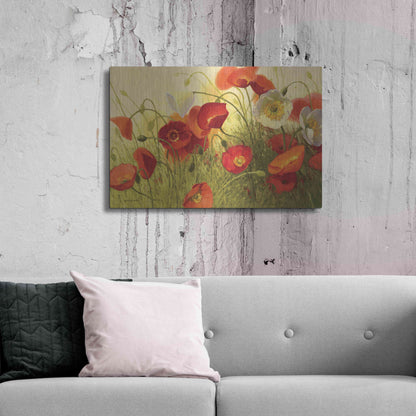 Luxe Metal Art 'Havin a Heat Wave' by Shirley Novak, Metal Wall Art,36x24