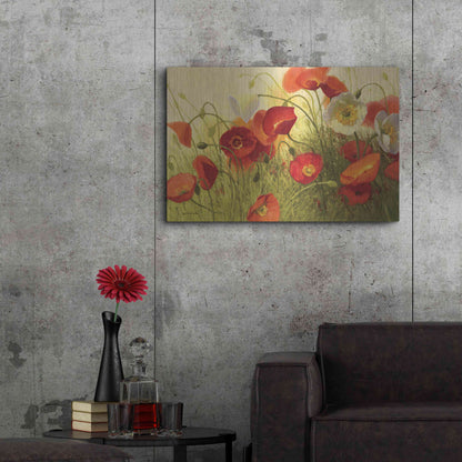 Luxe Metal Art 'Havin a Heat Wave' by Shirley Novak, Metal Wall Art,36x24