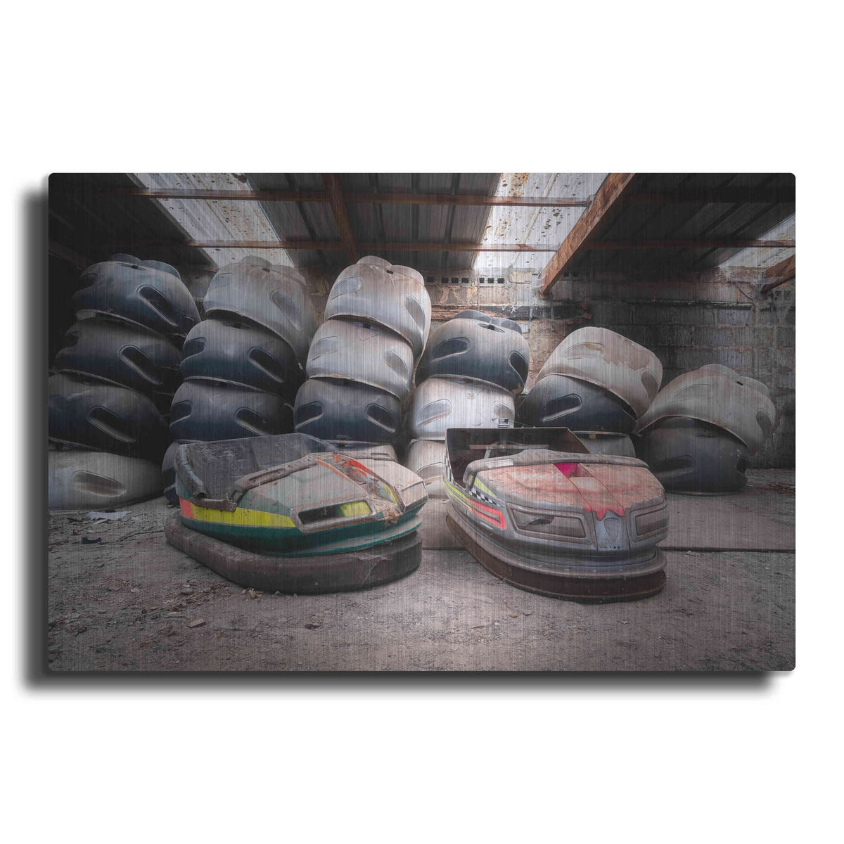 'Bumper Cars' by Roman Robroek – Metal Wall Art