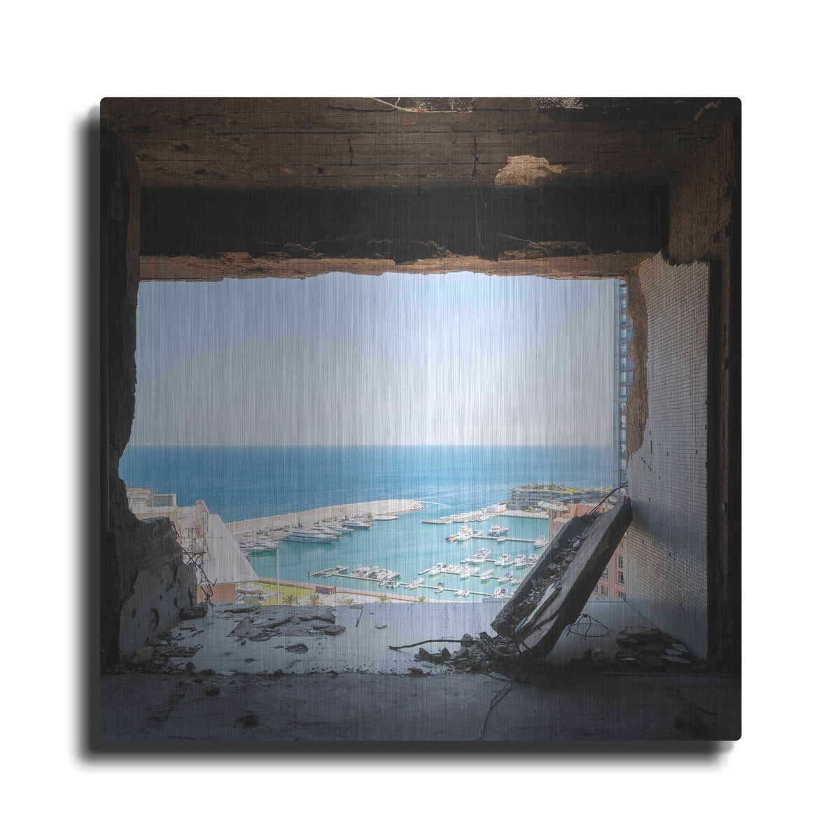 'Broken Sea View' by Roman Robroek – Metal Wall Art