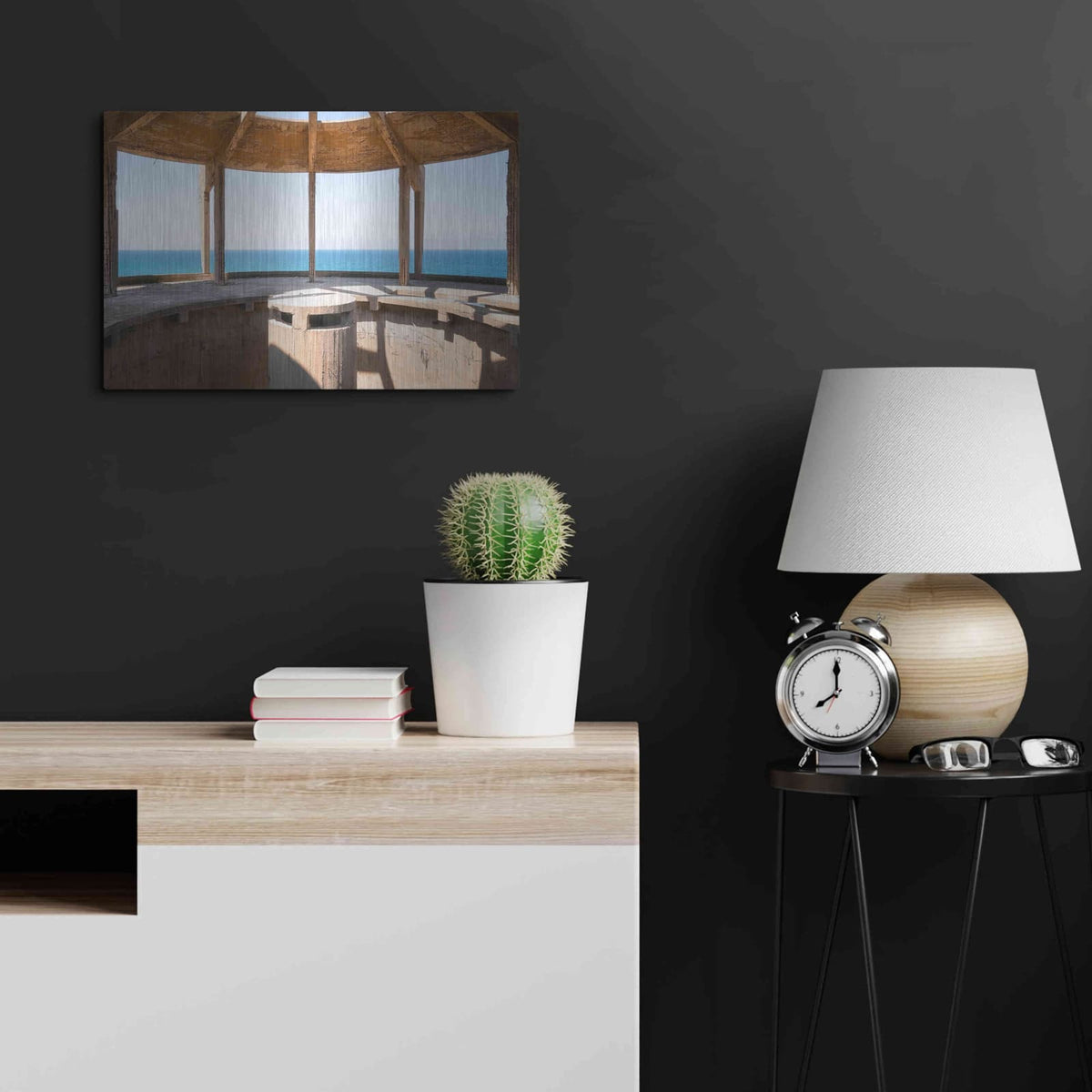 'Concrete Aquarium' by Roman Robroek – Metal Wall Art, 24x16 room view