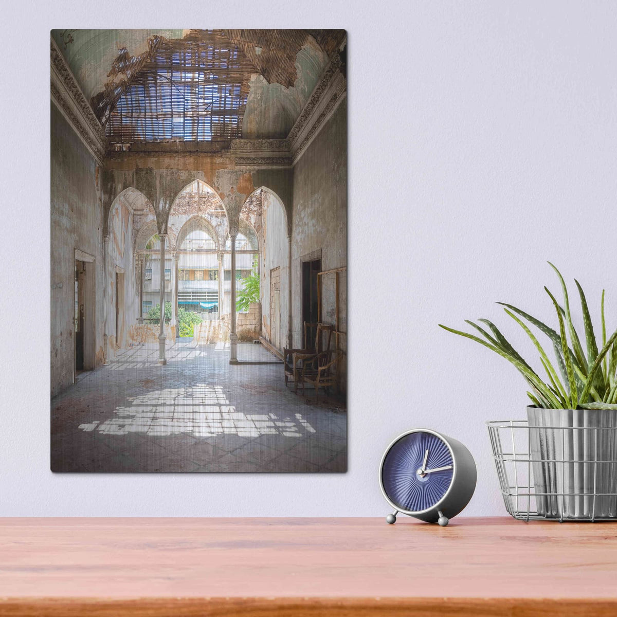 'Broken Sunlight' by Roman Robroek – Metal Wall Art, 12x16 room view