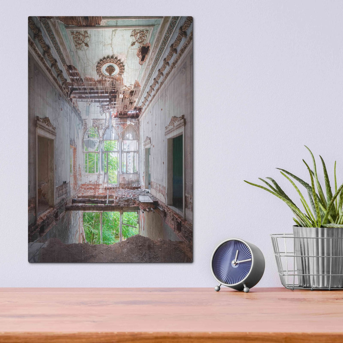 'Beirut Palace' by Roman Robroek – Metal Wall Art, 12x16 room view
