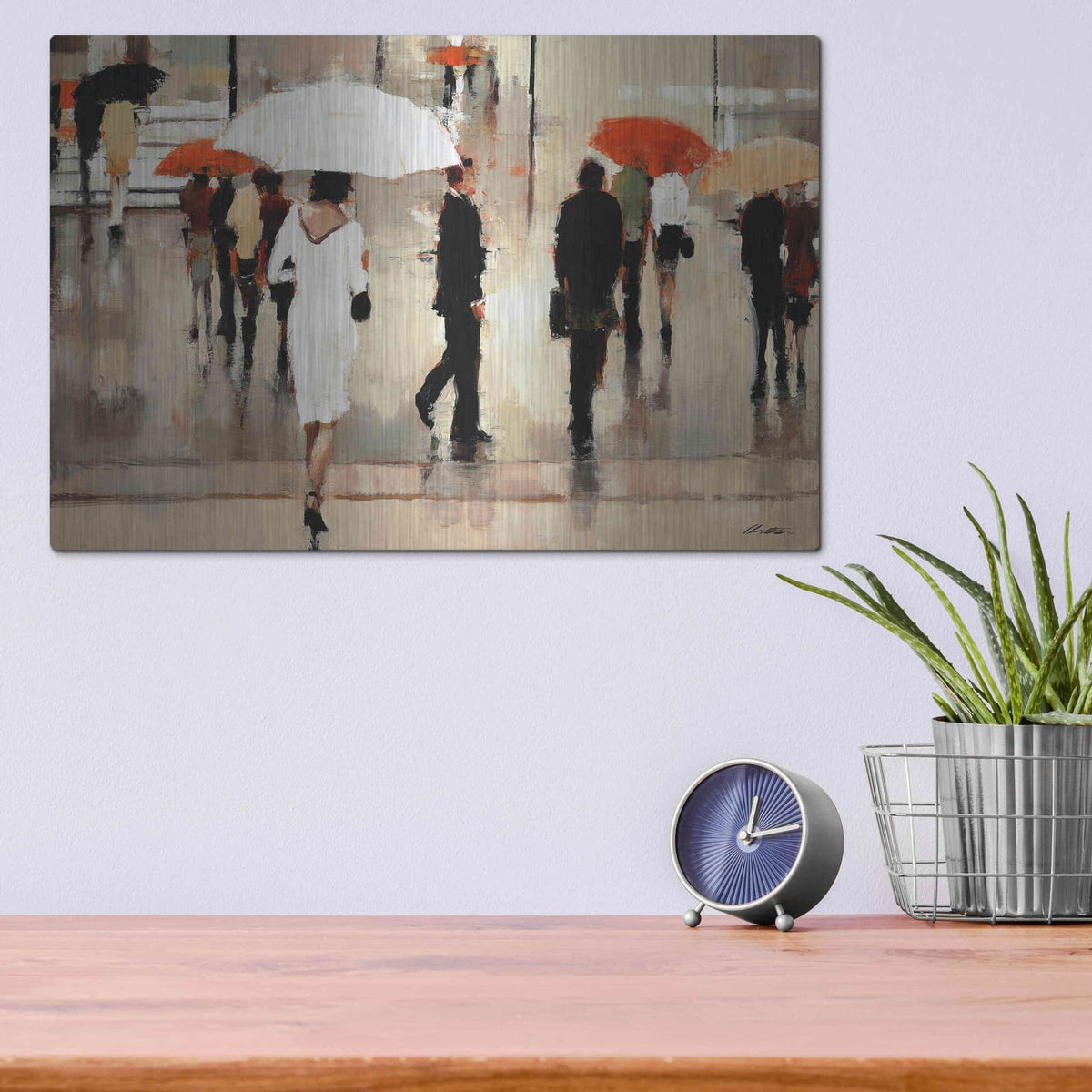 'My Complex Heart' by Lorraine Christie – Metal Wall Art, 16x12 room view