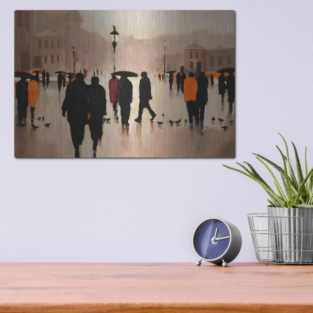 'Where We Once Walked' by Lorraine Christie – Metal Wall Art, 16x12 room view