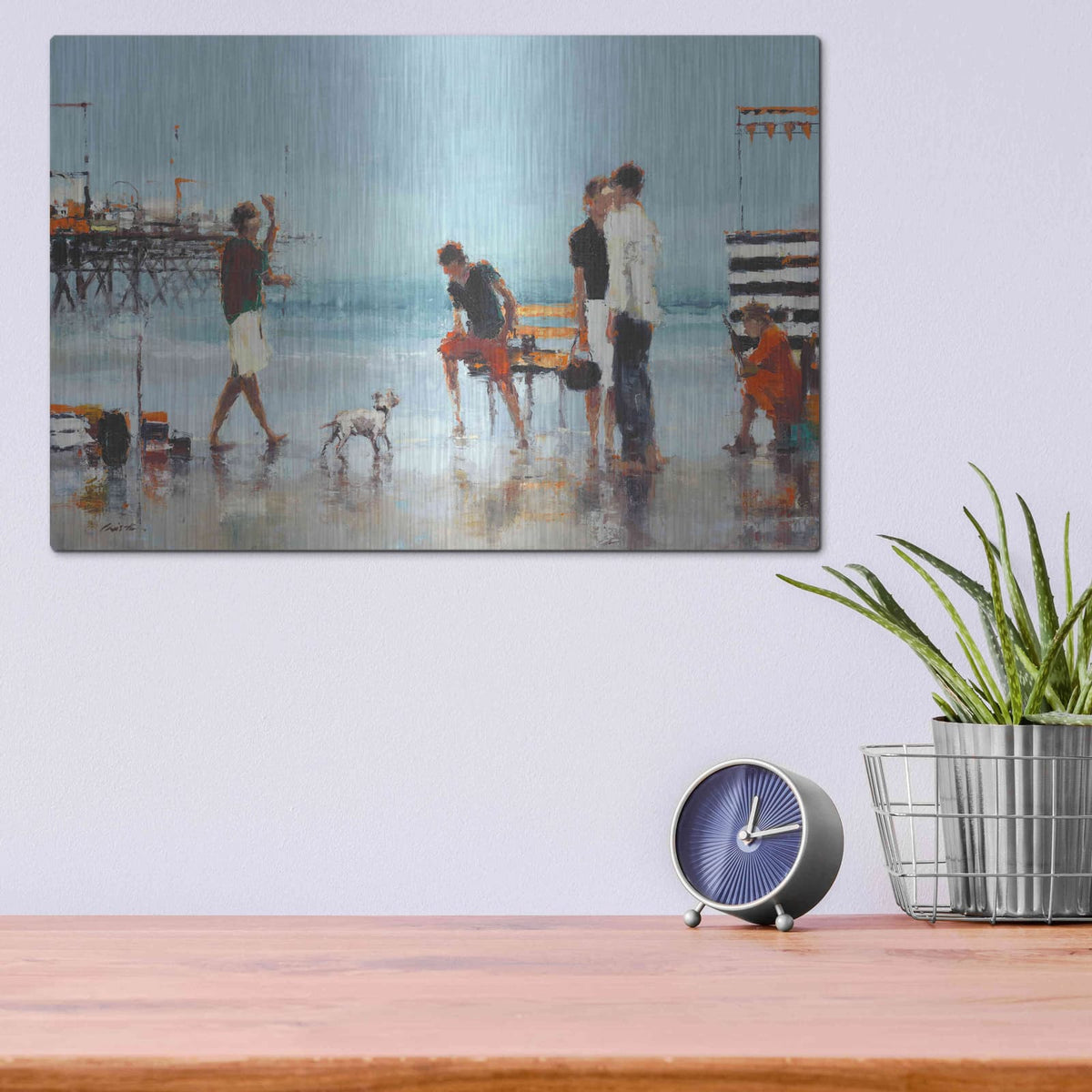'Theatre of the Tides' by Lorraine Christie – Metal Wall Art, 16x12 room view