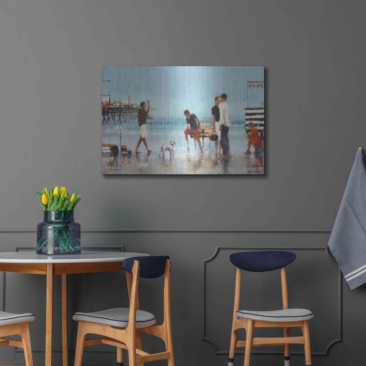 'Theatre of the Tides' by Lorraine Christie – Metal Wall Art, 36x24 room view