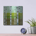 'Summer Birches' by Michelle Calkins – Metal Wall Art, 12x12 room view