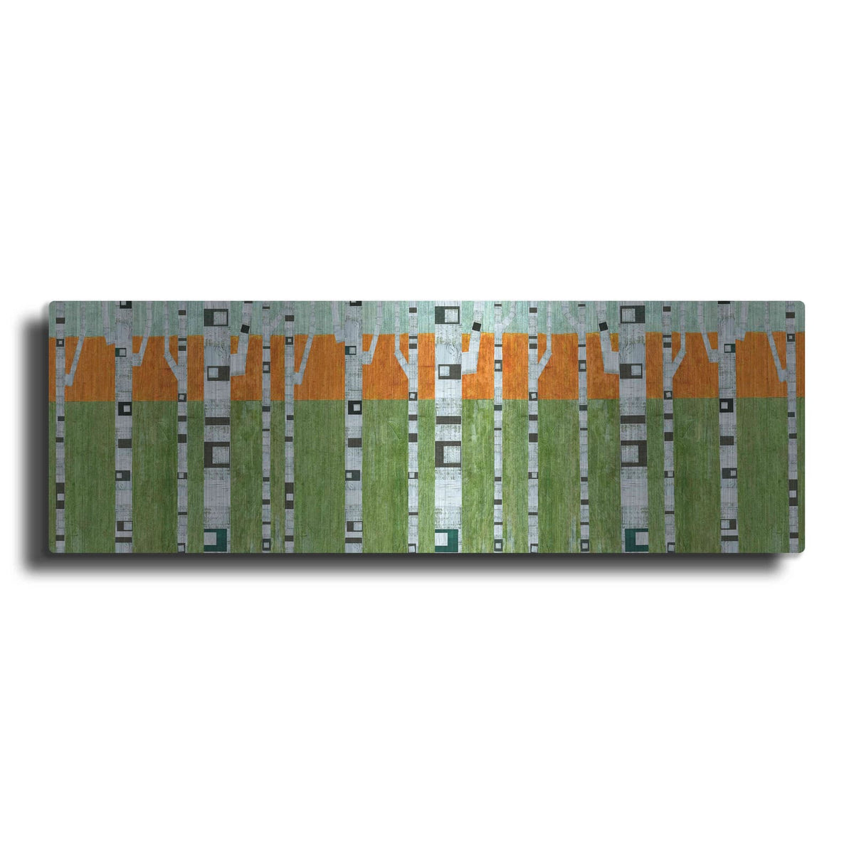 'Birches in Spring' by Michelle Calkins – Metal Wall Art