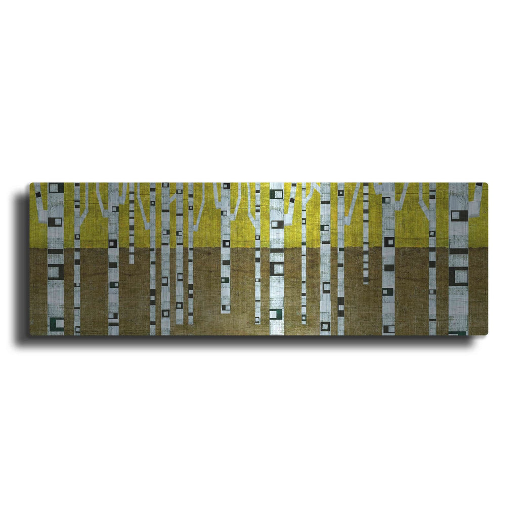 'Birches in Fall' by Michelle Calkins – Metal Wall Art