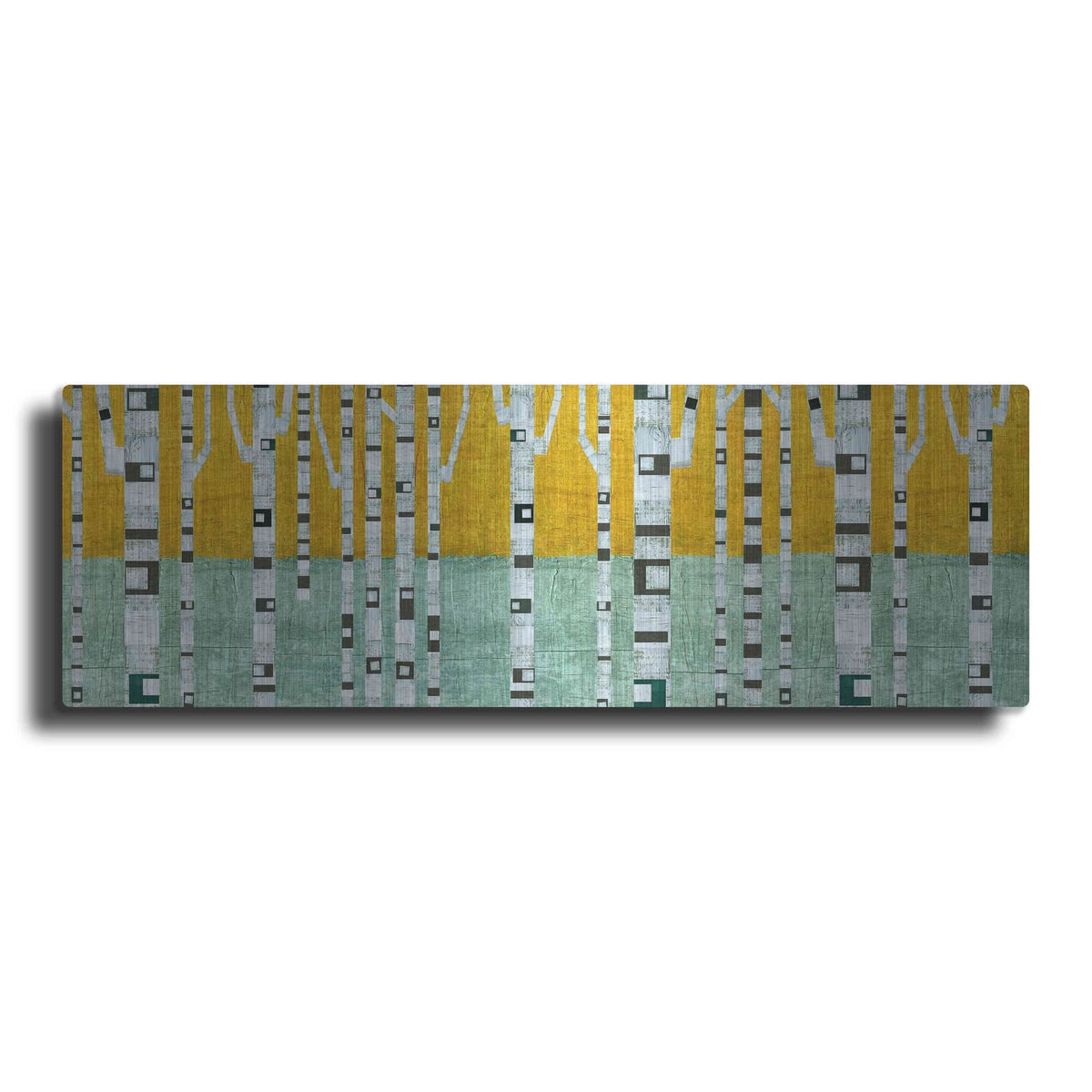 'Birches in Early Winter' by Michelle Calkins – Metal Wall Art