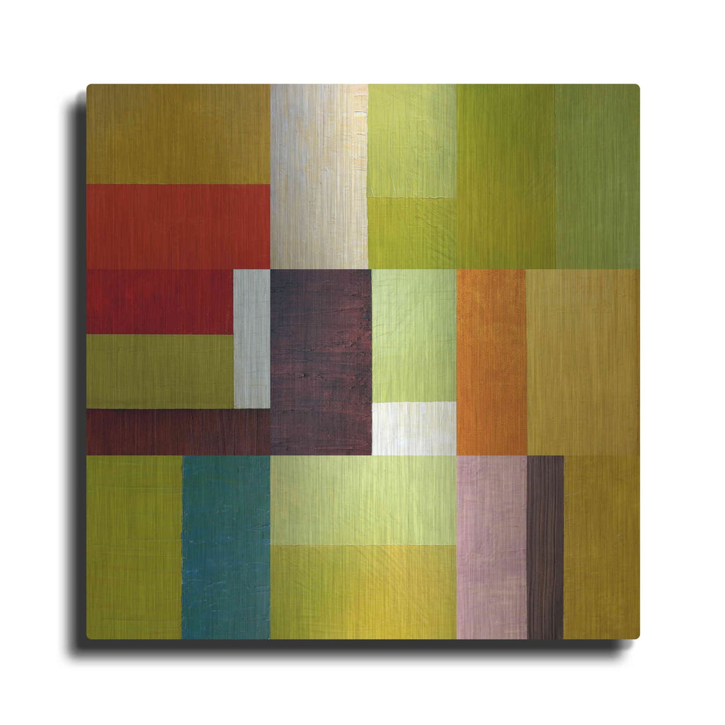 'Color Study Abstract 2' by Michelle Calkins – Metal Wall Art
