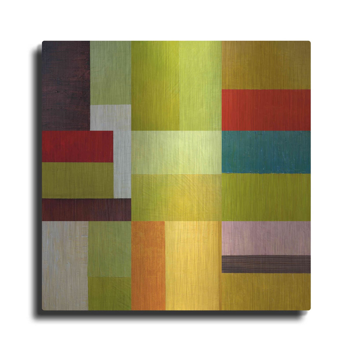 'Color Study Abstract 1' by Michelle Calkins – Metal Wall Art