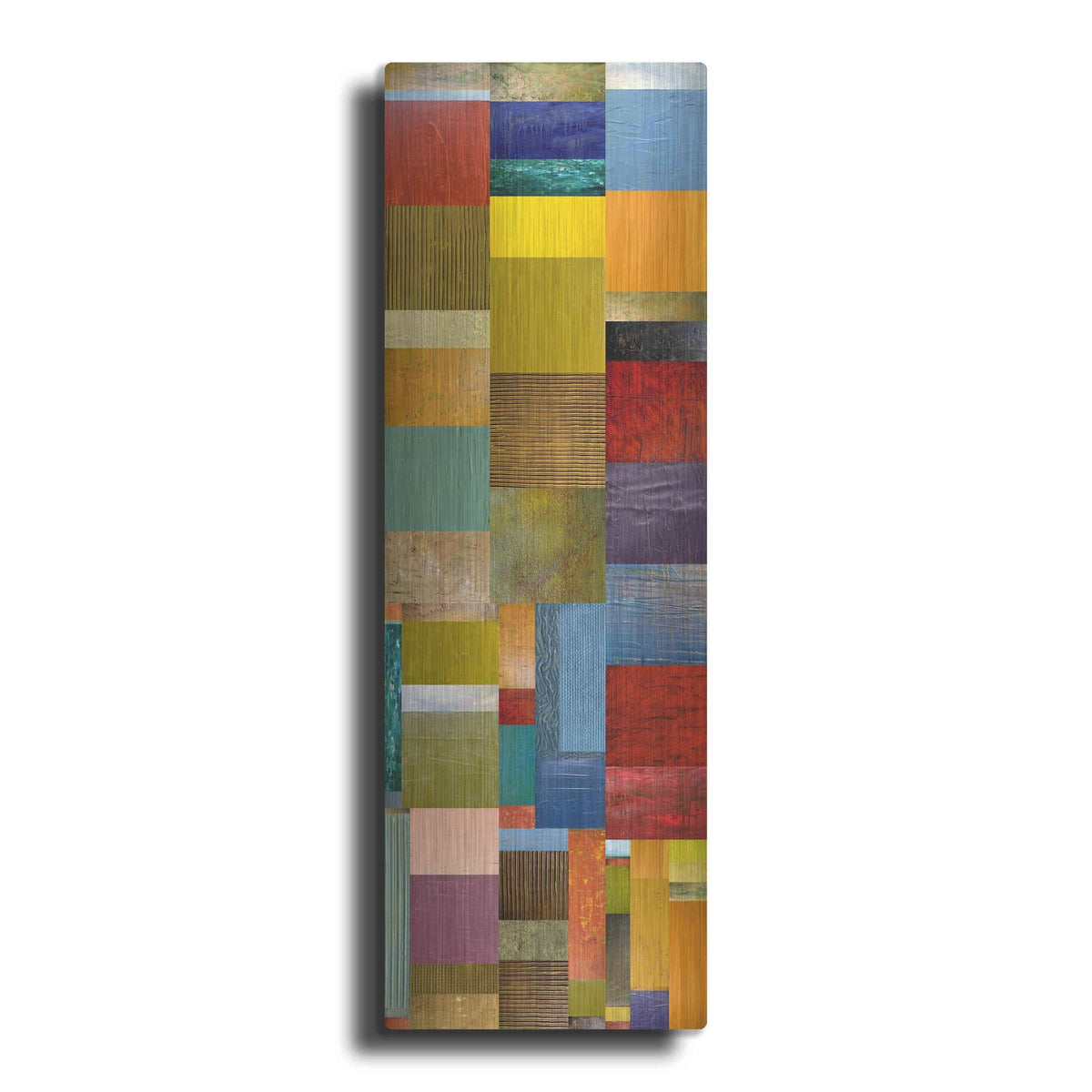 'Color Panels with Water and Waves' by Michelle Calkins – Metal Wall Art