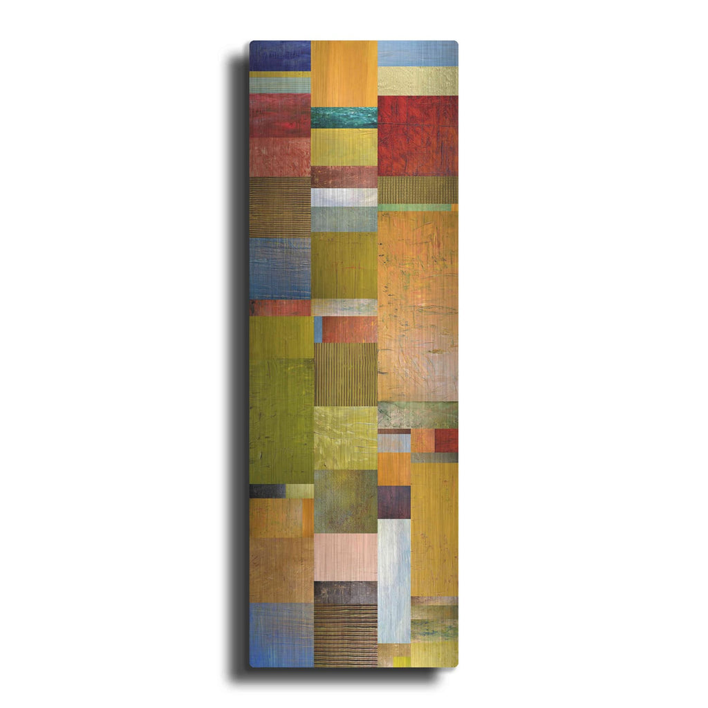 'Color Panels with Blue Sky' by Michelle Calkins – Metal Wall Art