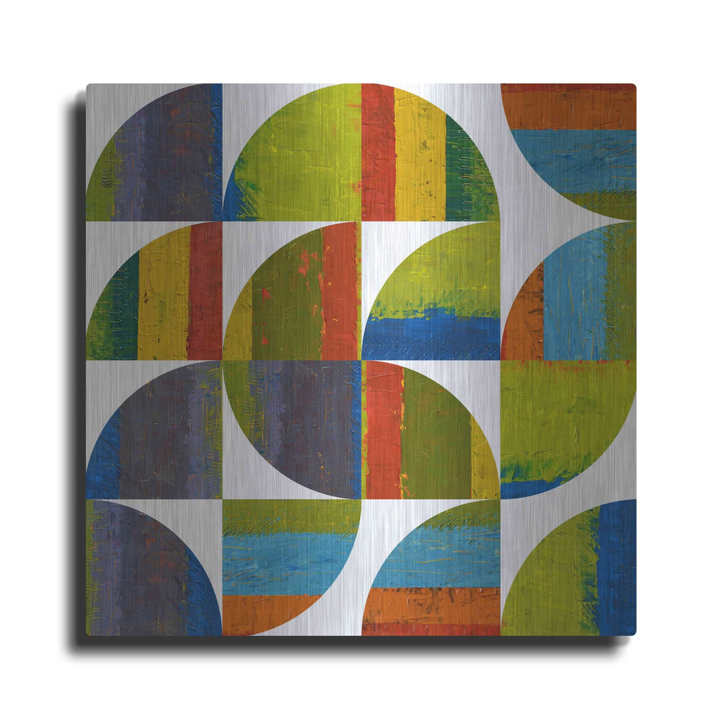 'Quarter Rounds 2.0' by Michelle Calkins – Metal Wall Art