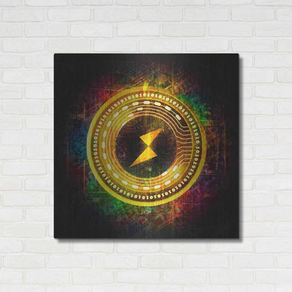 Luxe Metal Art 'Thorchain Better Than Gold' by Epic Portfolio Metal Wall Art,36x36