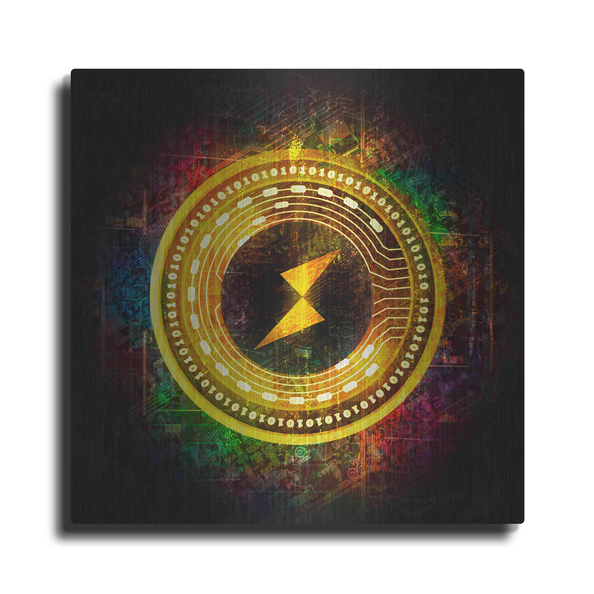 Luxe Metal Art 'Thorchain Better Than Gold' by Epic Portfolio Metal Wall Art