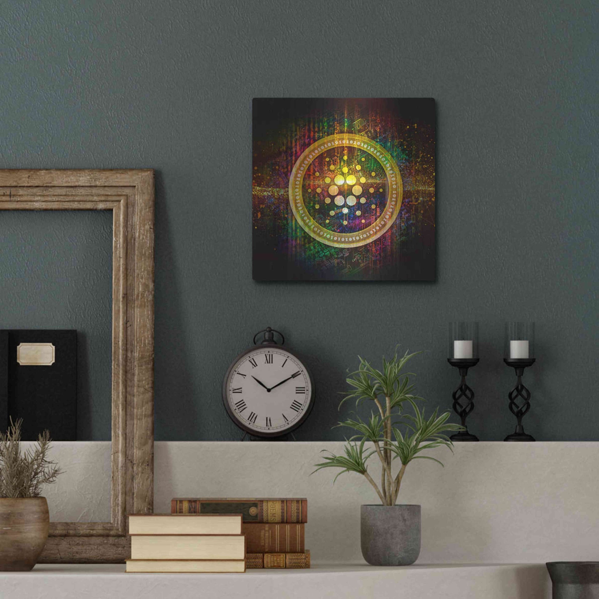 Luxe Metal Art 'Cardano Better Than Gold' by Epic Portfolio Metal Wall Art,12x12