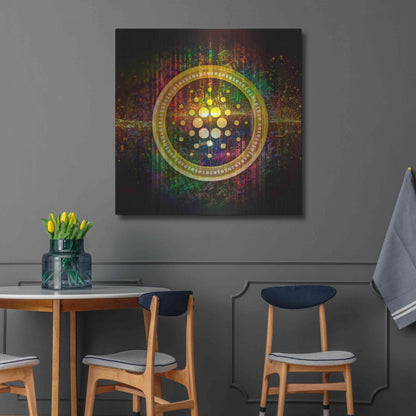 Luxe Metal Art 'Cardano Better Than Gold' by Epic Portfolio Metal Wall Art,36x36