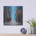 'Cityscape' by Ekaterina Ermilkina – Metal Wall Art, 12x12 room view