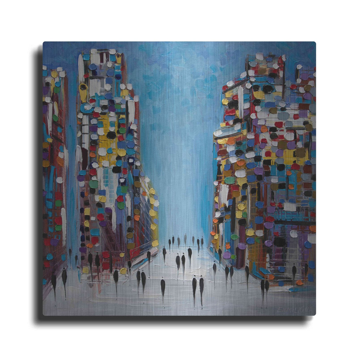 'Cityscape' by Ekaterina Ermilkina – Metal Wall Art