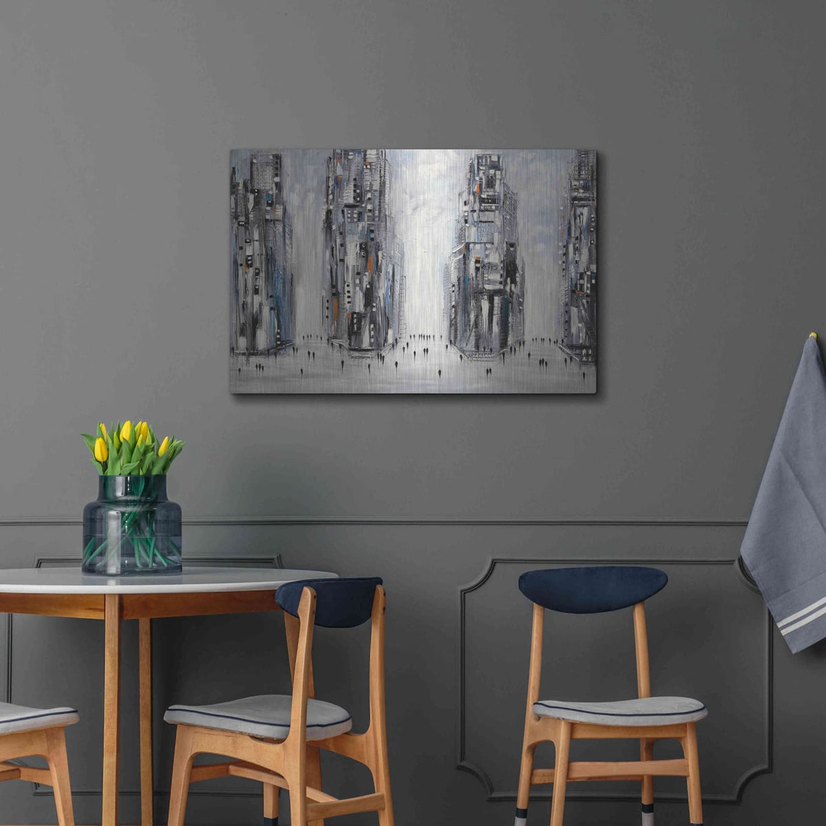 'In New York City' by Ekaterina Ermilkina – Metal Wall Art, 36x24 room view
