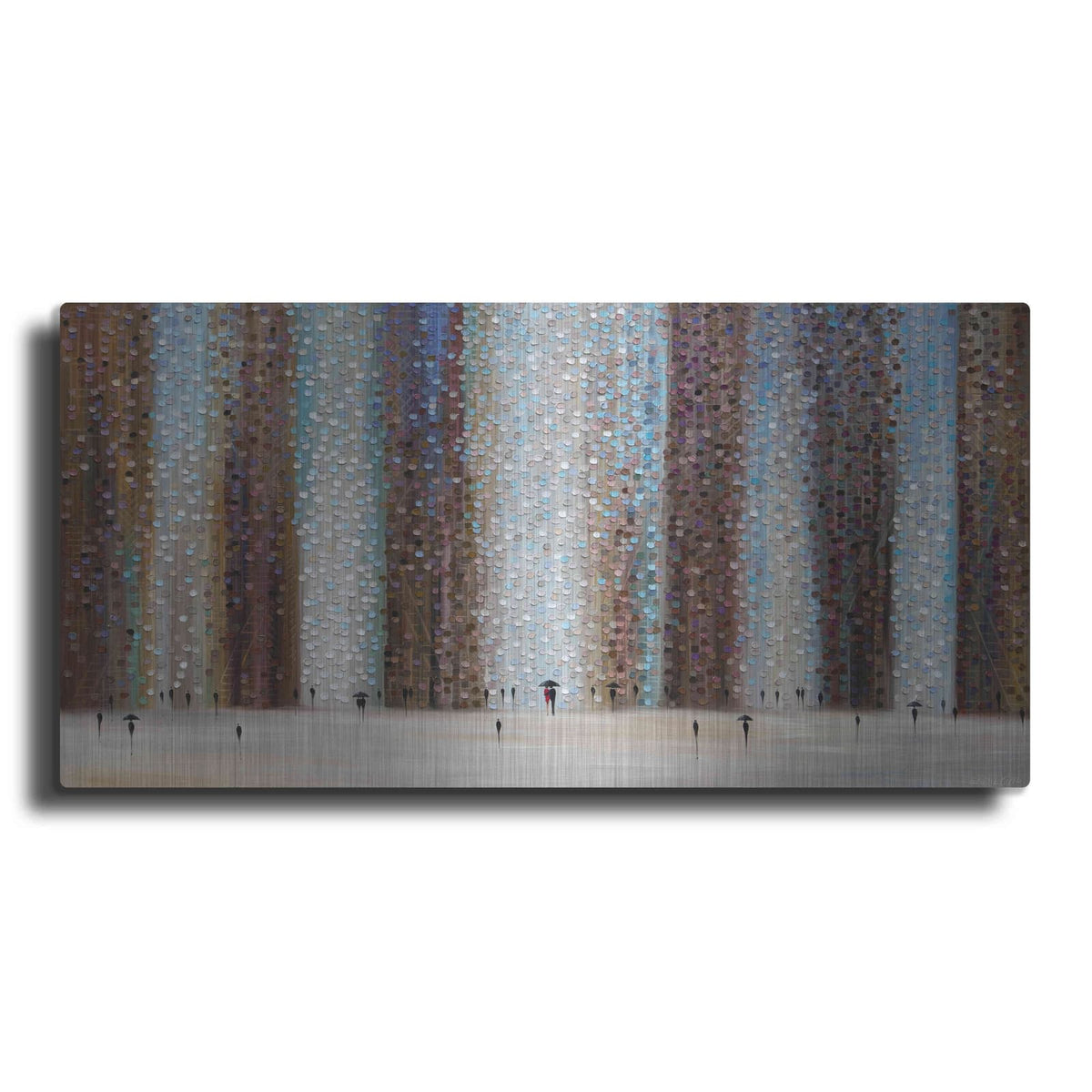 'Rain And Love' by Ekaterina Ermilkina – Metal Wall Art