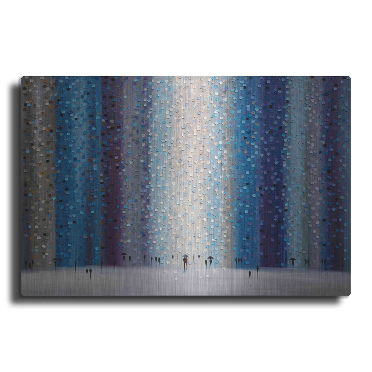 'Rainy City For' by Ekaterina Ermilkina – Metal Wall Art