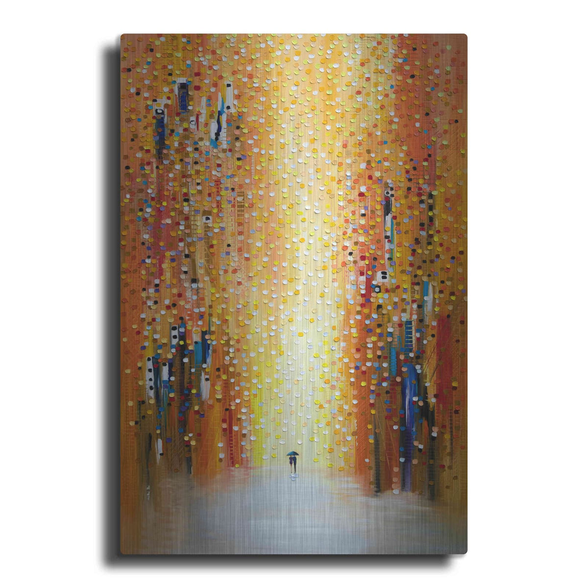 'Rainy Sunset Together' by Ekaterina Ermilkina – Metal Wall Art