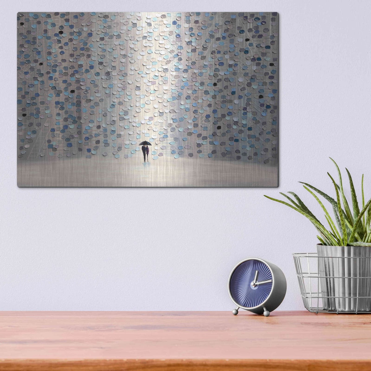 'Together' by Ekaterina Ermilkina – Metal Wall Art, 16x12 room view