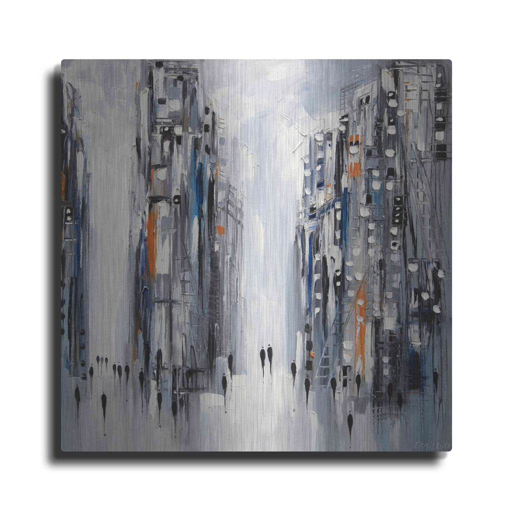 'City Escape' by Ekaterina Ermilkina – Metal Wall Art
