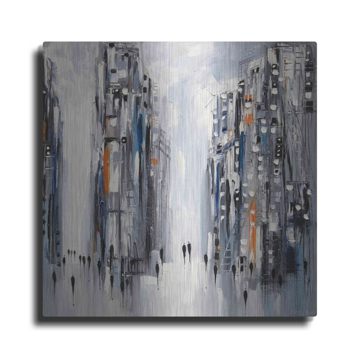 'City Escape' by Ekaterina Ermilkina – Metal Wall Art