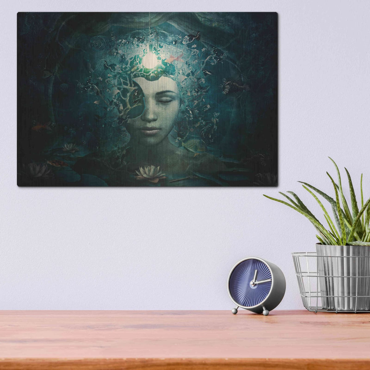 'Beautiful And Broken' by Cameron Gray – Metal Wall Art, 16x12 room view