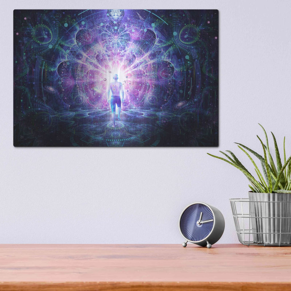 'Conscious Self' by Cameron Gray – Metal Wall Art, 16x12 room view
