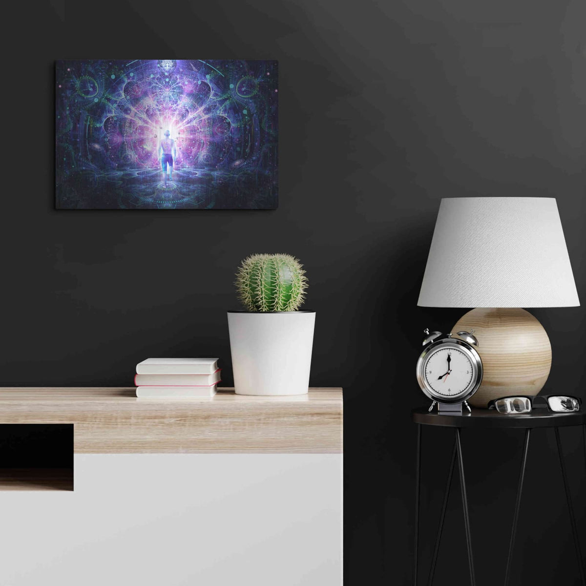'Conscious Self' by Cameron Gray – Metal Wall Art, 24x16 room view