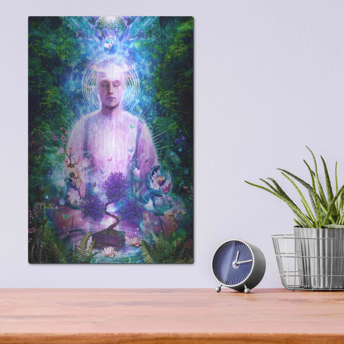 'Daily Meditation' by Cameron Gray – Metal Wall Art, 12x16 room view