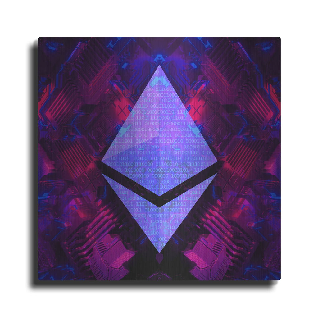 'Ethereum Future' by Cameron Gray – Metal Wall Art