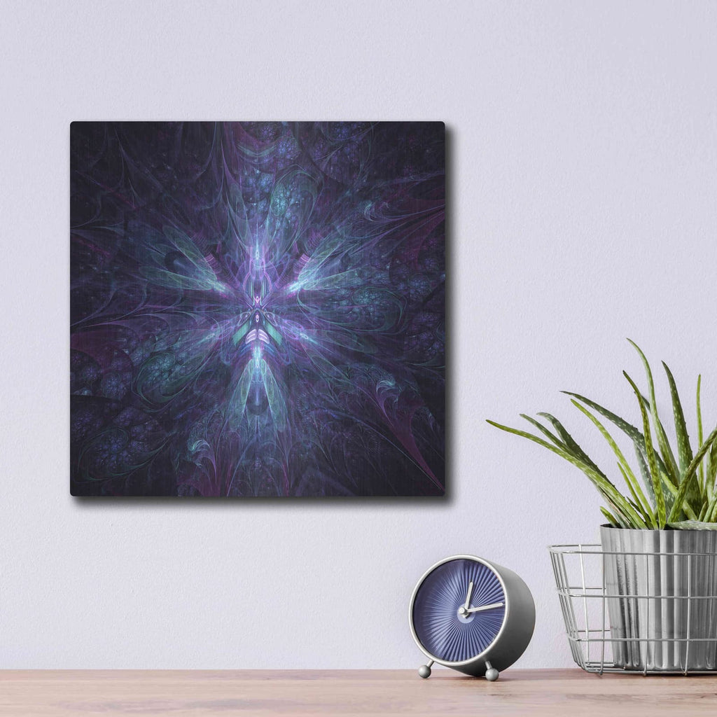 'Expanse Warp' by Cameron Gray – Metal Wall Art, 12x12 room view