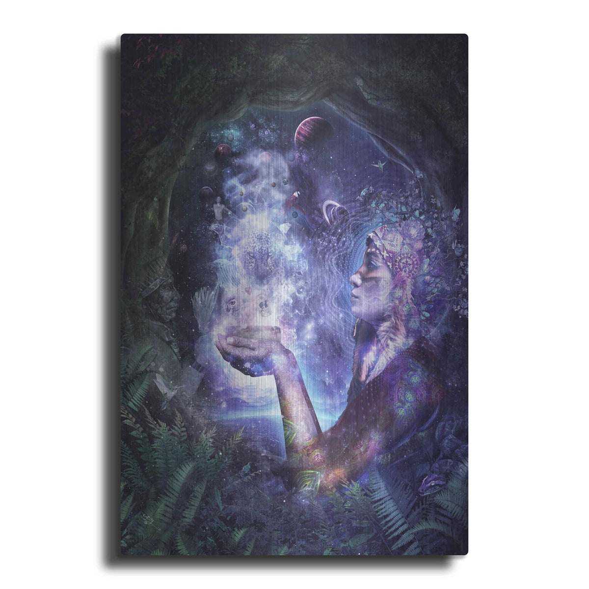 'Mother Aya' by Cameron Gray – Metal Wall Art