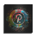 Luxe Metal Art 'Polkadot Crypto Power' by Epic Portfolio Metal Wall Art