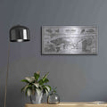 'Map of Brooklyn, NY 1918' by Historical Portfolio – Metal Wall Art, 24x12 room view