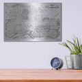 'Map of Brooklyn 1864' by Historical Portfolio – Metal Wall Art, 16x12 room view