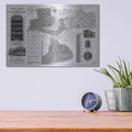 'Map of Newark, NJ 1879' by Historical Portfolio – Metal Wall Art, 16x12 room view