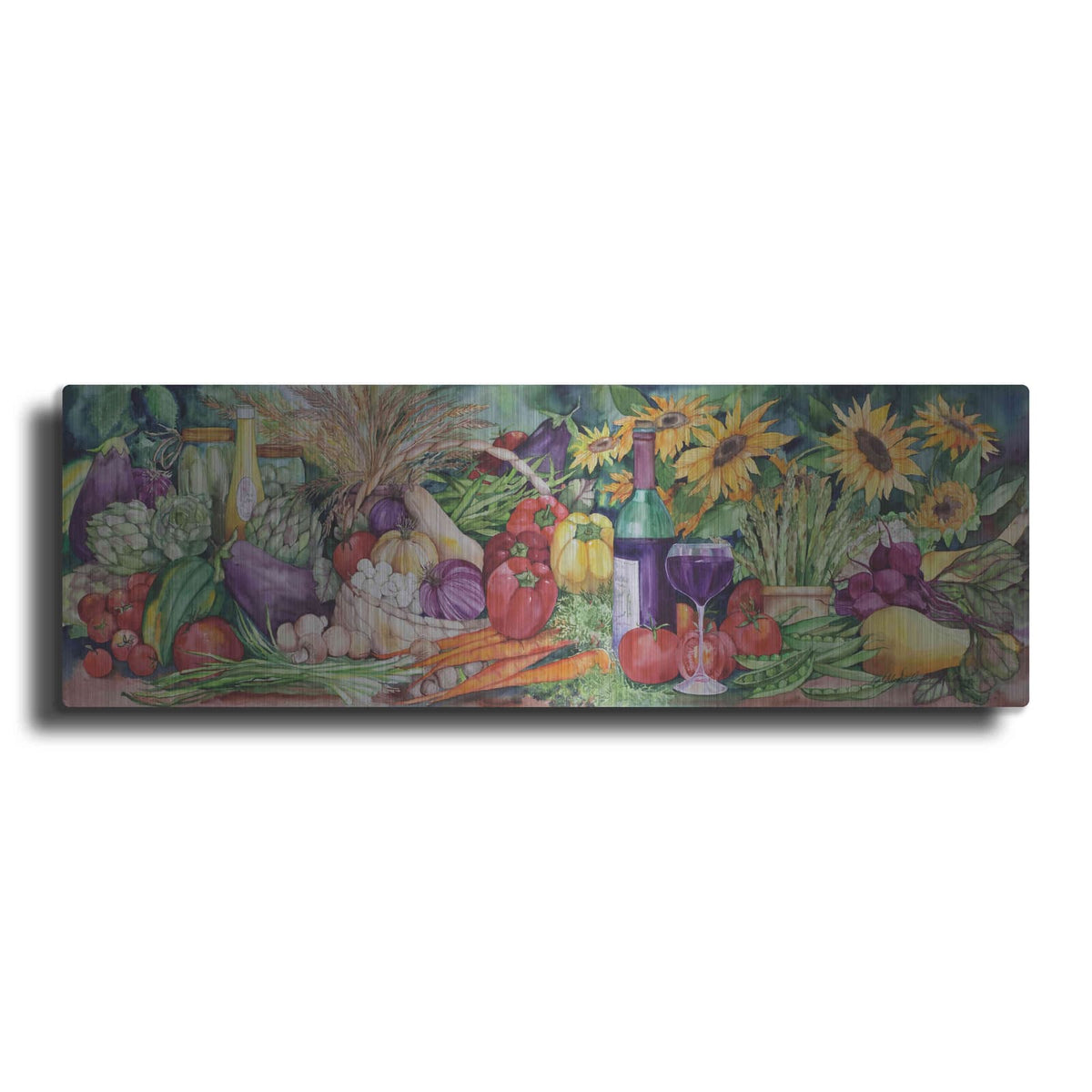 'Vegetable Medley' by Danhui Nai – Metal Wall Art