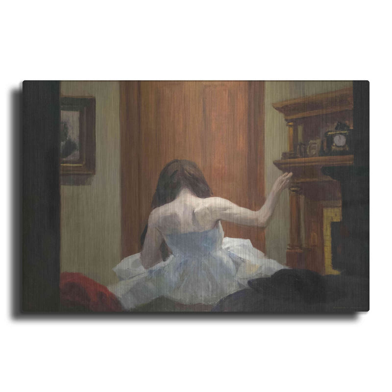 'New York Interior, c. 1921' by Edward Hopper – Metal Wall Art